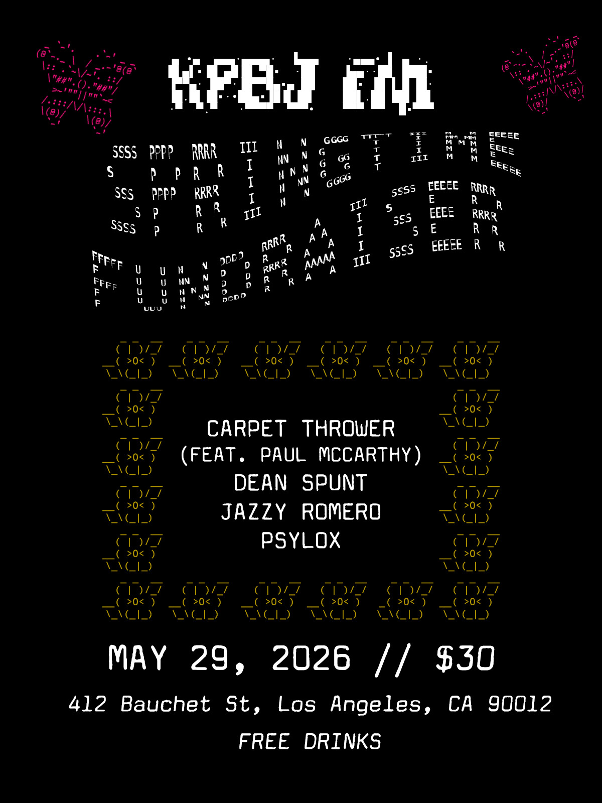 Spring Fundraiser poster